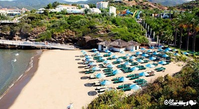 محوطه ساحل اختصاصی هتل